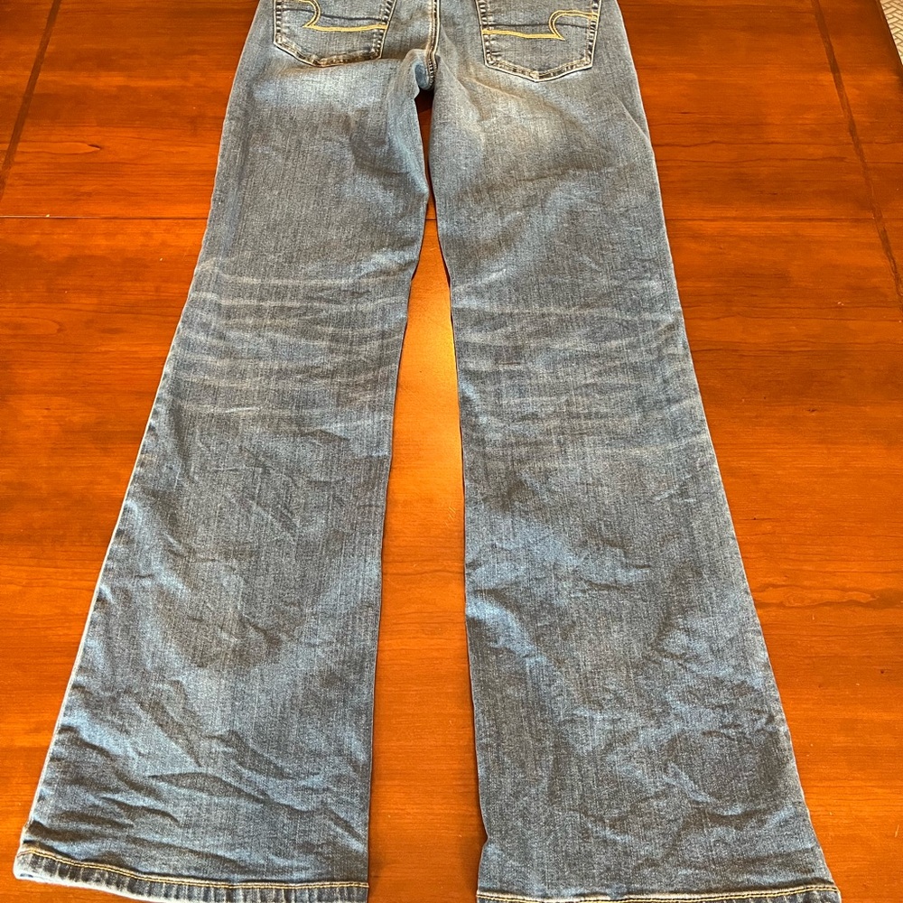 American Eagle Women’s Boyfriend Jeans Super Stretch Favorite Size 10L - Picture 6 of 14